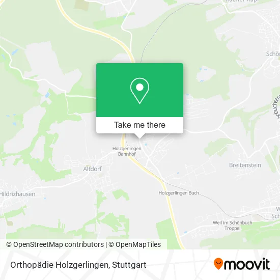 Карта Orthopädie Holzgerlingen