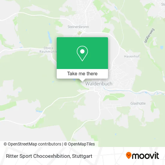 Ritter Sport Chocoexhibition map