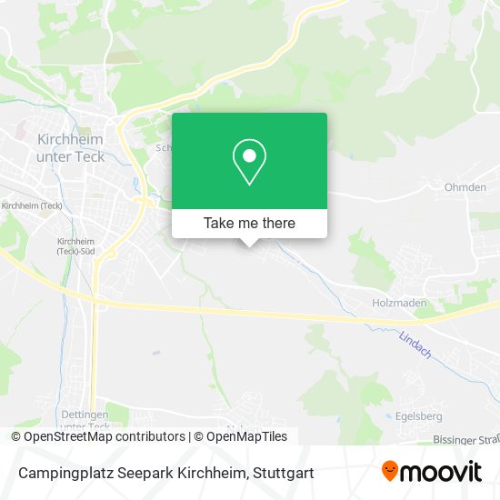 Карта Campingplatz Seepark Kirchheim