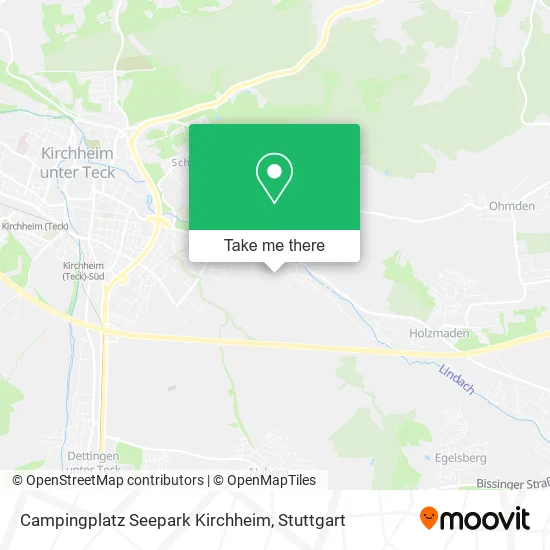 Карта Campingplatz Seepark Kirchheim