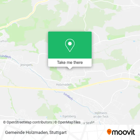 Карта Gemeinde Holzmaden