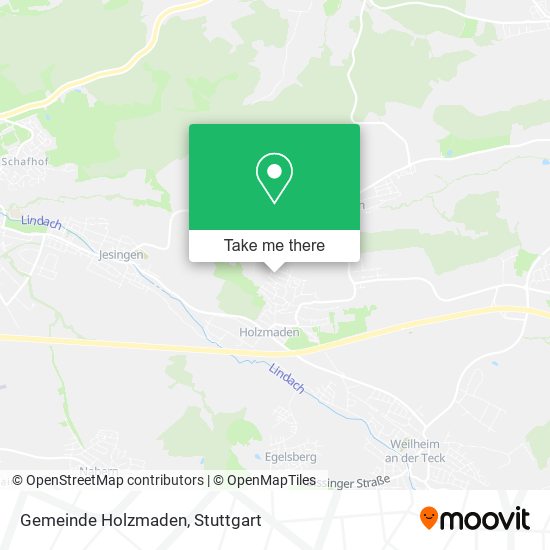 Gemeinde Holzmaden map