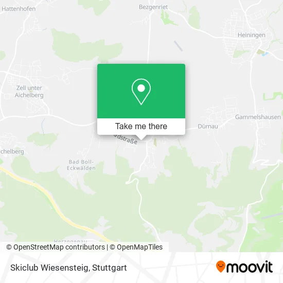 Карта Skiclub Wiesensteig