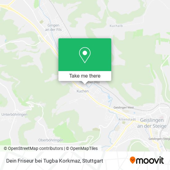 Dein Friseur bei Tugba Korkmaz map