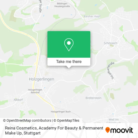 Карта Reina Cosmetics, Academy For Beauty & Permanent Make Up