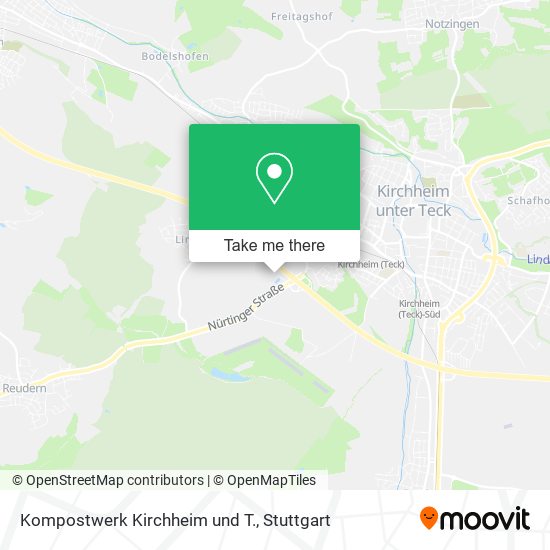 Карта Kompostwerk Kirchheim und T.