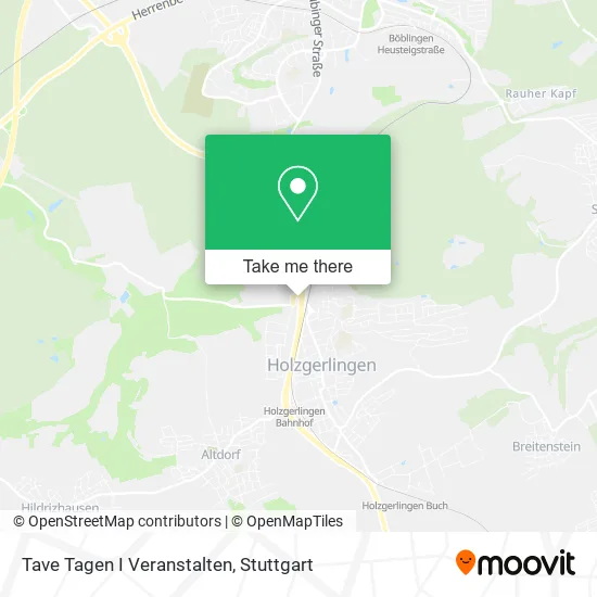 Карта Tave Tagen I Veranstalten