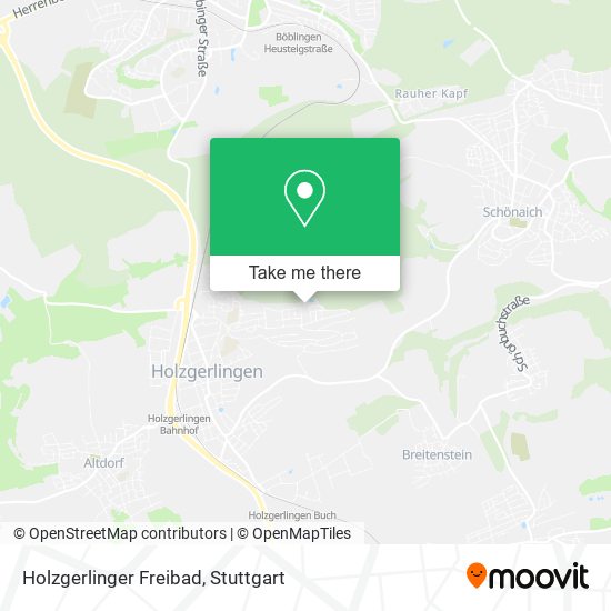 Карта Holzgerlinger Freibad