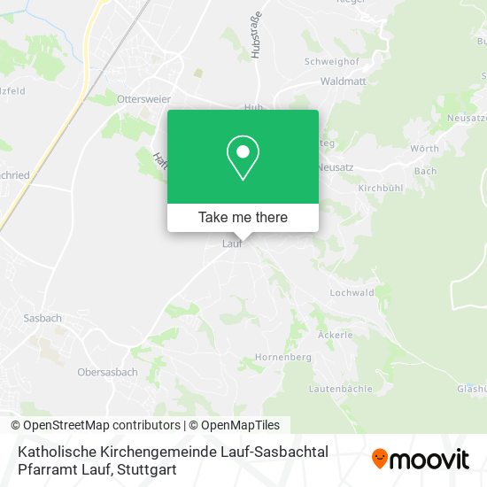 Katholische Kirchengemeinde Lauf-Sasbachtal Pfarramt Lauf map