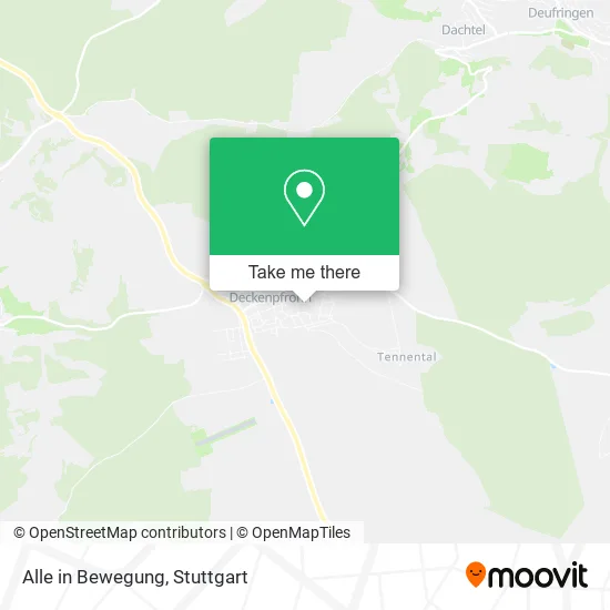 Карта Alle in Bewegung
