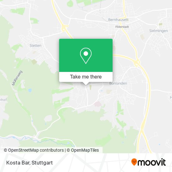 Карта Kosta Bar