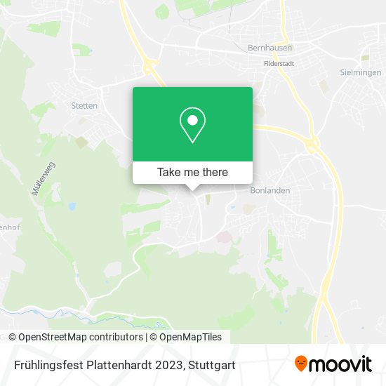 Карта Frühlingsfest Plattenhardt 2023