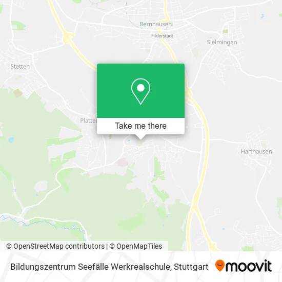 Карта Bildungszentrum Seefälle Werkrealschule