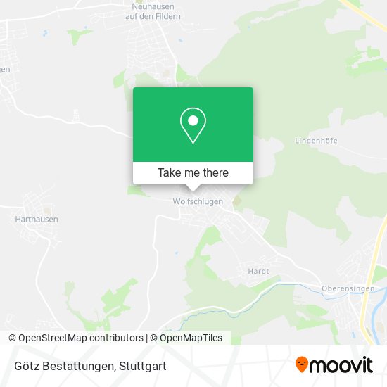Götz Bestattungen map