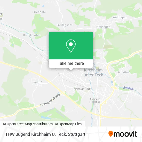 Карта THW Jugend Kirchheim U. Teck