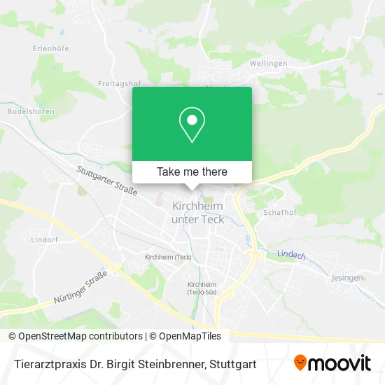 Карта Tierarztpraxis Dr. Birgit Steinbrenner