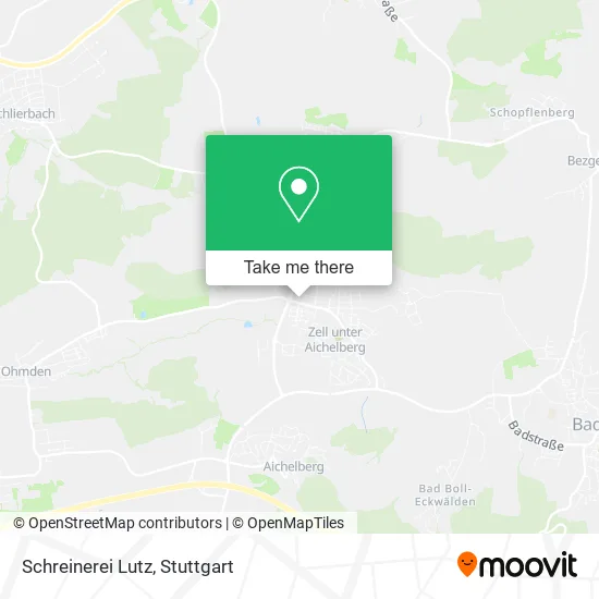 Schreinerei Lutz map