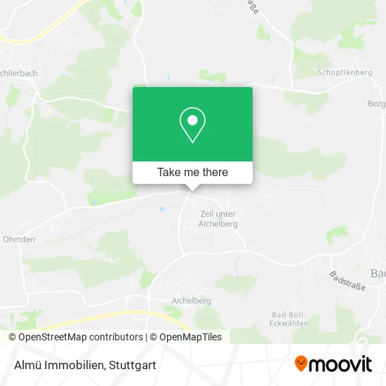 Карта Almü Immobilien