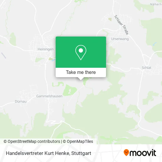 Карта Handelsvertreter Kurt Henke