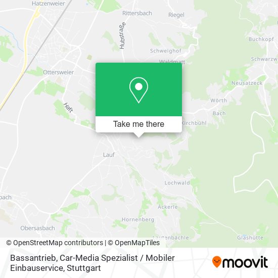 Карта Bassantrieb, Car-Media Spezialist / Mobiler Einbauservice