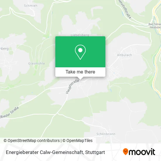 Карта Energieberater Calw-Gemeinschaft