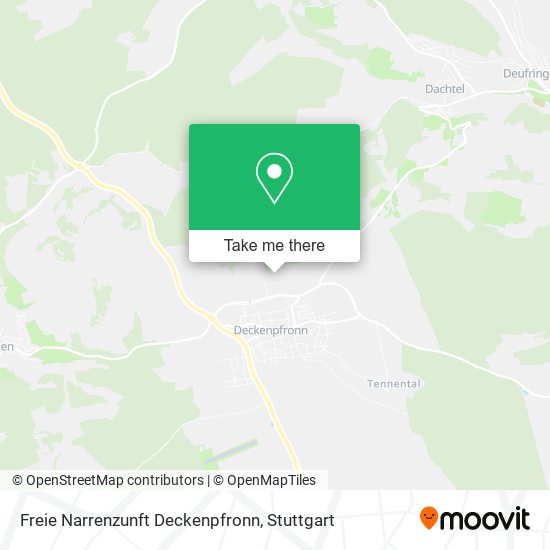 Freie Narrenzunft Deckenpfronn map