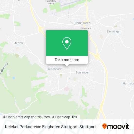 Карта Kelekci-Parkservice Flughafen Stuttgart