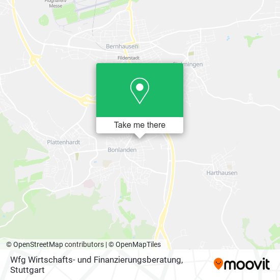 Wfg Wirtschafts- und Finanzierungsberatung map