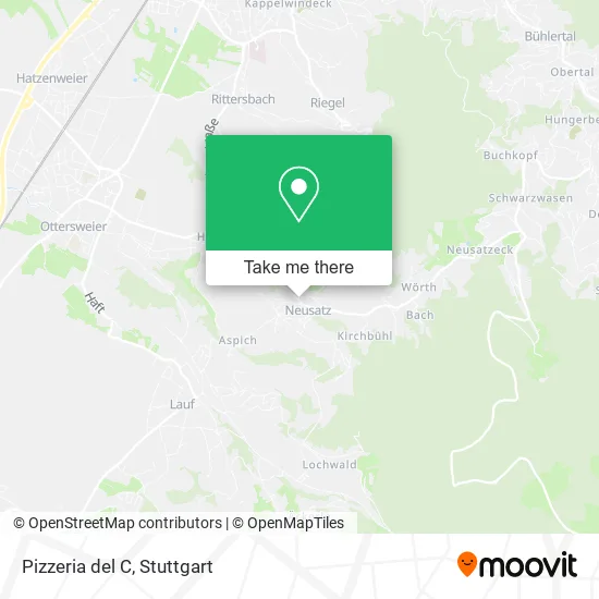 Карта Pizzeria del C