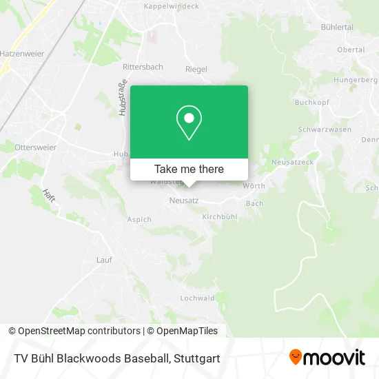 Карта TV Bühl Blackwoods Baseball