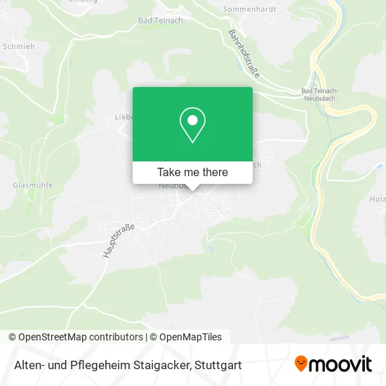 Карта Alten- und Pflegeheim Staigacker