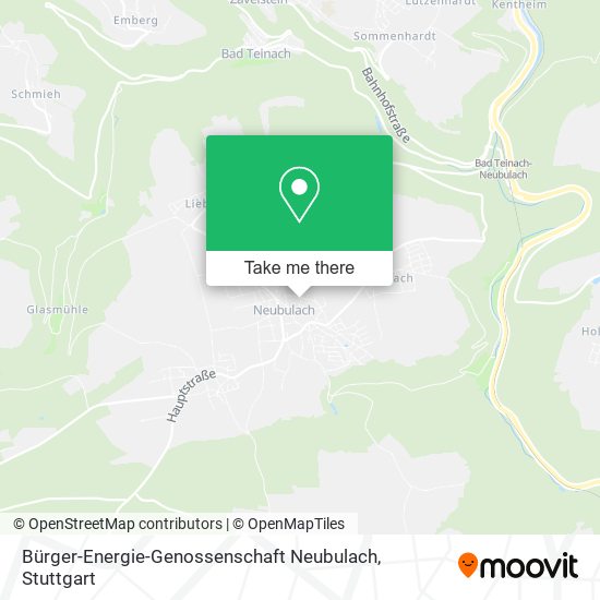 Карта Bürger-Energie-Genossenschaft Neubulach