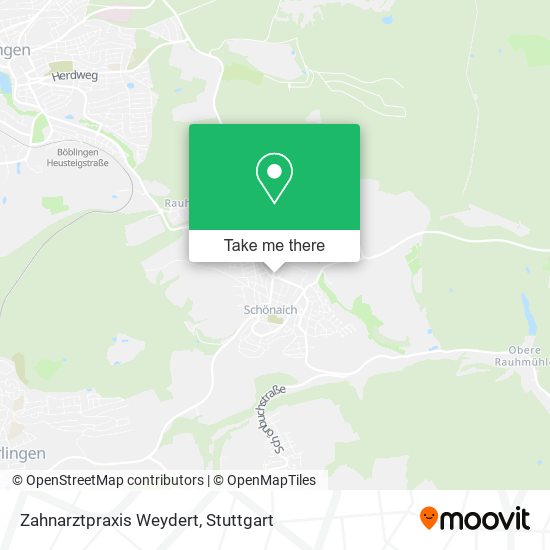 Карта Zahnarztpraxis Weydert