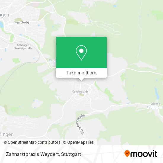 Карта Zahnarztpraxis Weydert
