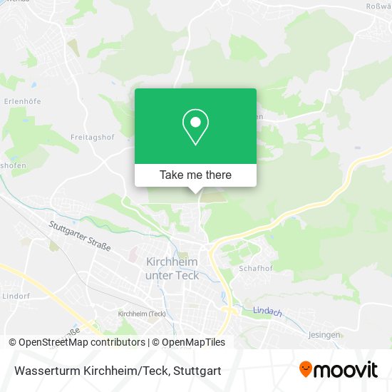 Карта Wasserturm Kirchheim/Teck