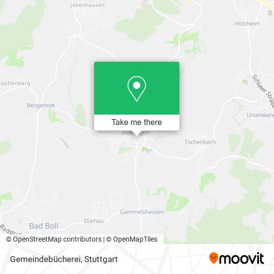 Gemeindebücherei map