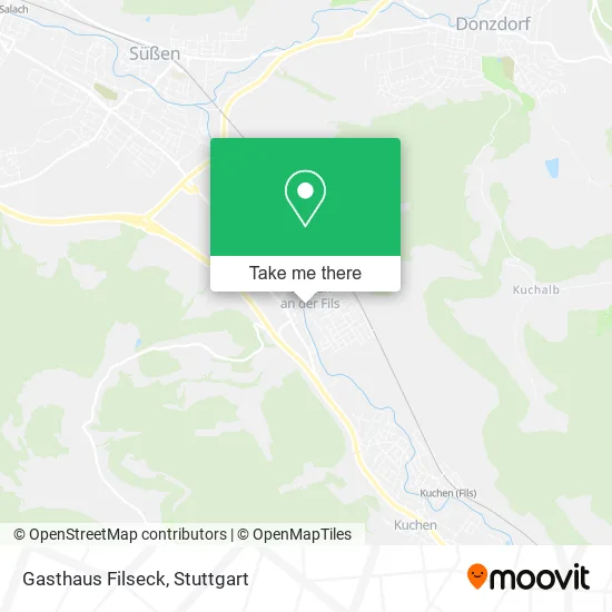 Gasthaus Filseck map