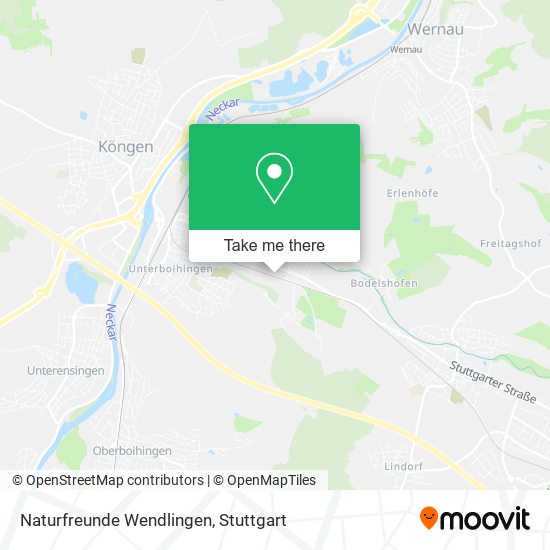 Naturfreunde Wendlingen map