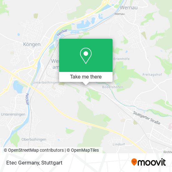 Etec Germany map