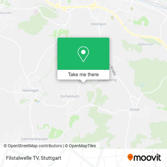 Filstalwelle TV map