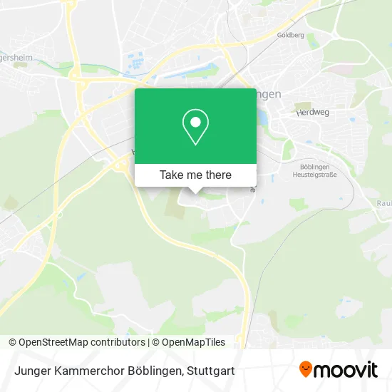 Карта Junger Kammerchor Böblingen