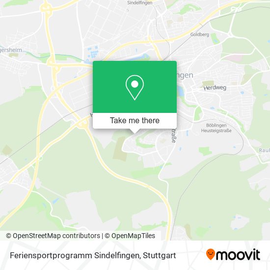 Feriensportprogramm Sindelfingen map