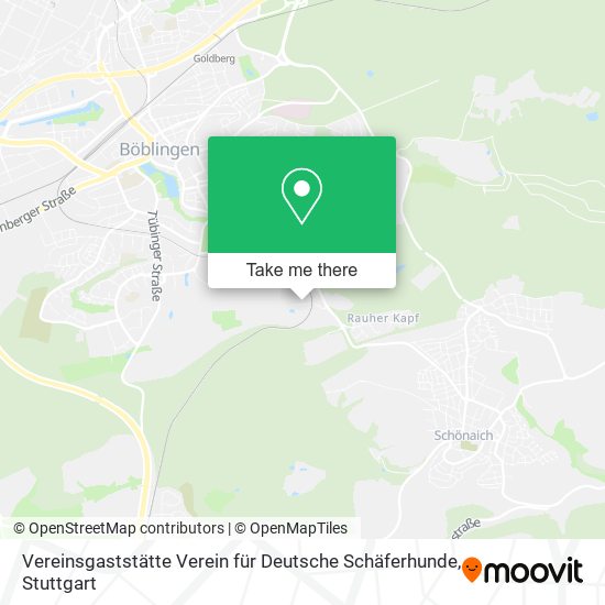 Vereinsgaststätte Verein für Deutsche Schäferhunde map