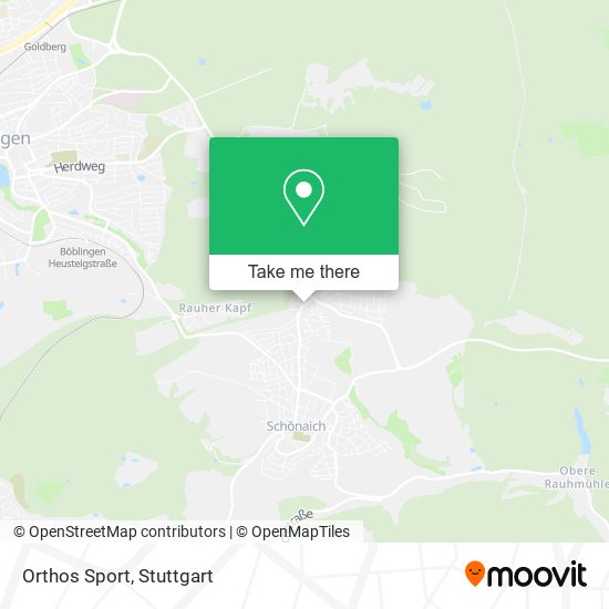 Orthos Sport map