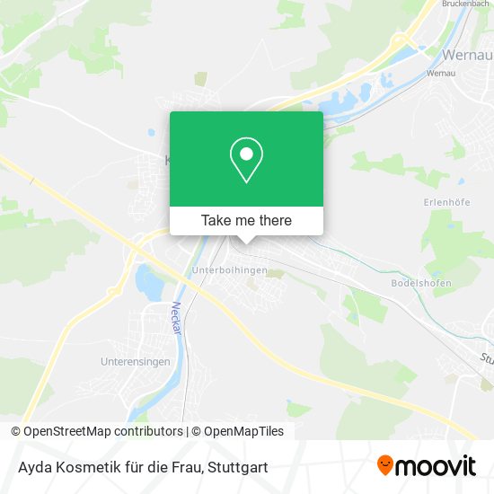 Ayda Kosmetik für die Frau map