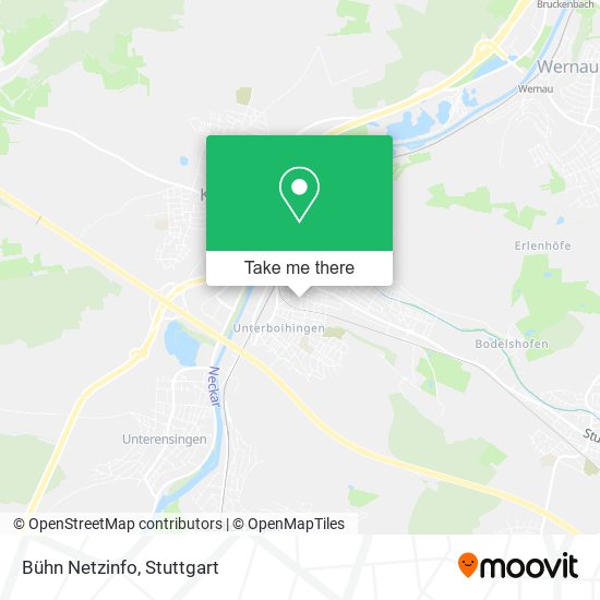 Bühn Netzinfo map