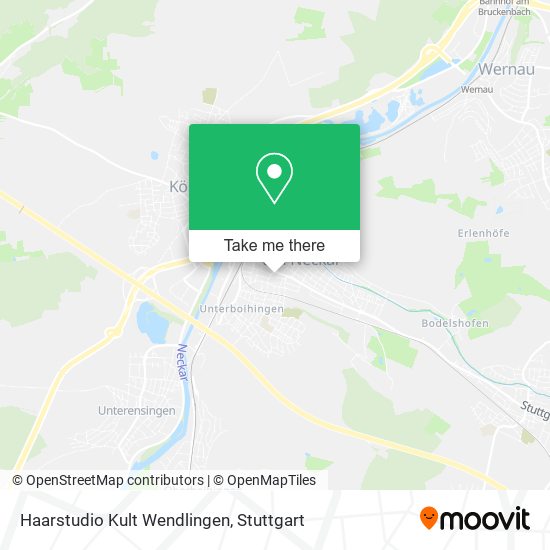 Haarstudio Kult Wendlingen map
