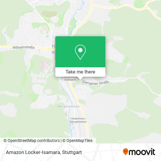 Amazon Locker-Isamara map