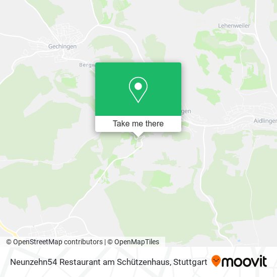 Neunzehn54 Restaurant am Schützenhaus map