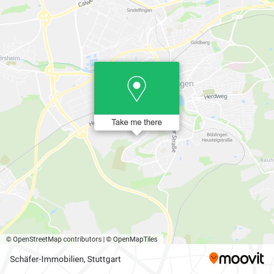 Карта Schäfer-Immobilien